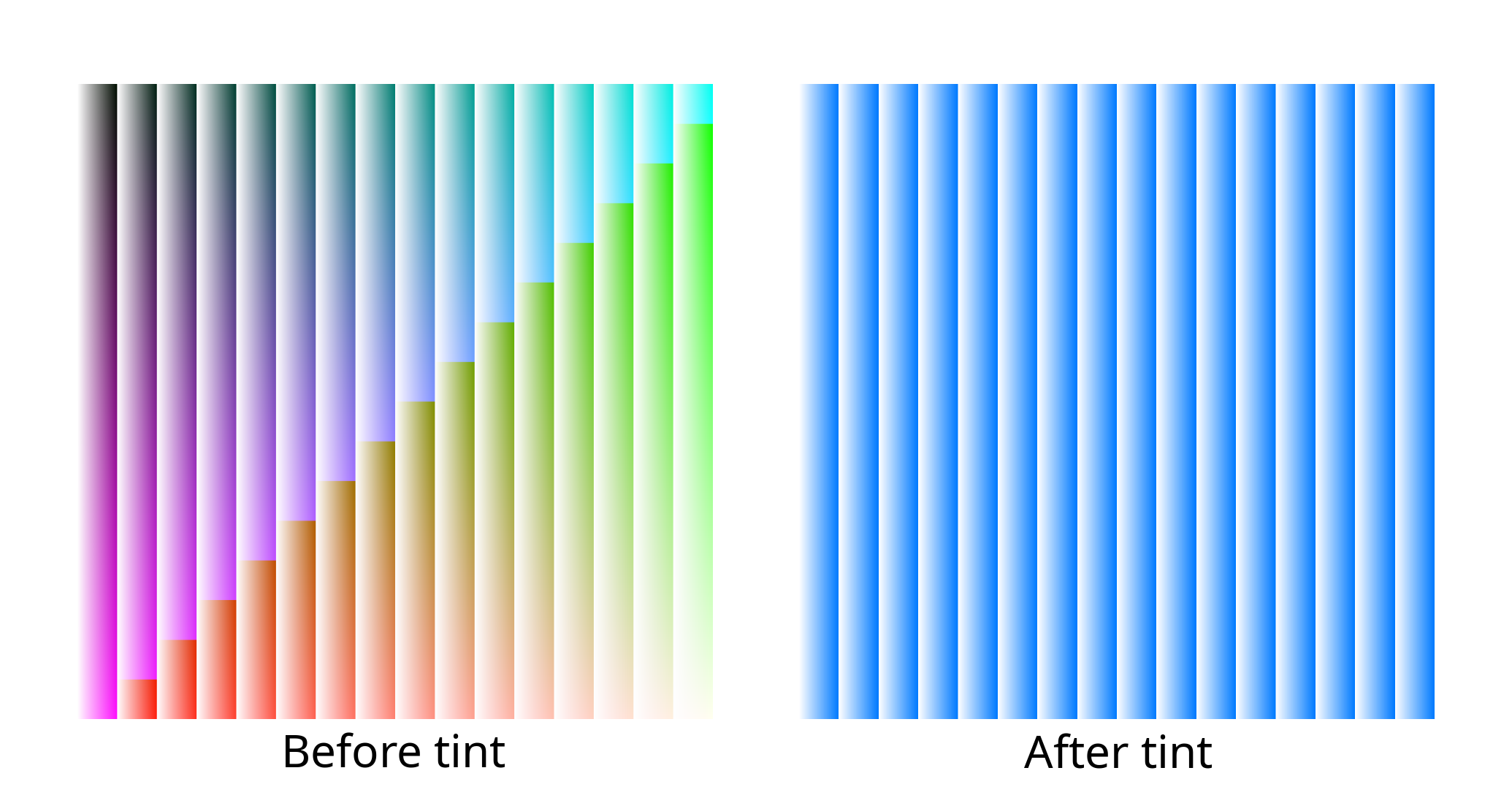 Example of an image with a color tint